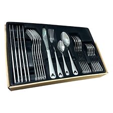 Disney Parks 24 Piece Mickey Mouse Icon Silver Flatware Set READ picture