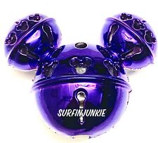 Disney Parks Purple Glow Cube Jingle Bell Christmas Mickey Mouse Disneyland New picture