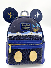 Disney Loungefly Mickey Mouse Main Attraction Mini Backpack Peter Pan's Flight picture