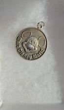 Walt Disney Productions Vintage Sterling Silver 925 Mickey Mouse Charm Pendant   picture