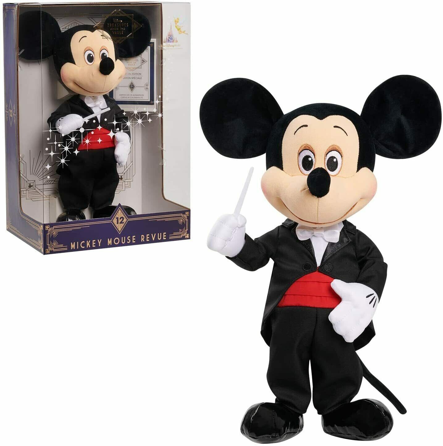 Disney Treasures From the Vault Mickey Mouse Revue Plush Limited Edition In Hand