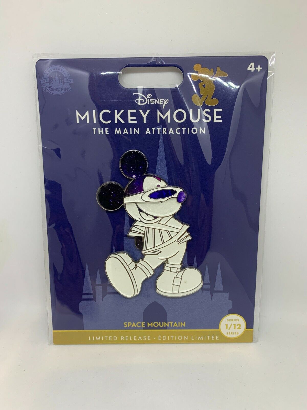 Mickey Mouse Main Attraction MMMA Space Mountain LR 1/12 January 2022 Disney Pin