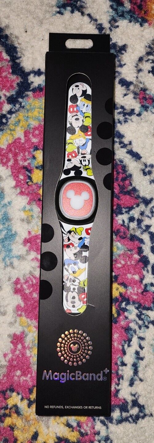 NEW Disney Parks 2023 Donald Duck Mickey Mouse Goofy Magic Band Plus LINKABLE 