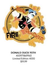2024 Disney Parks Donald Duck 90th Anniversary Fire Quacker LE 4000 Pin picture