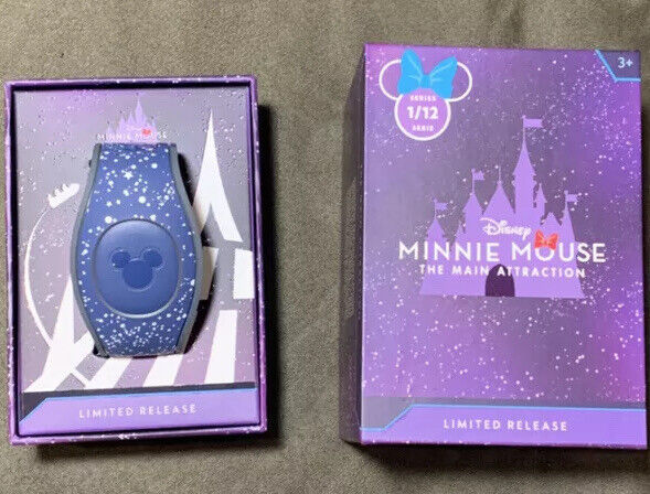 2020 Disney Space Mountain Minnie Mouse Main Attraction Magicband 