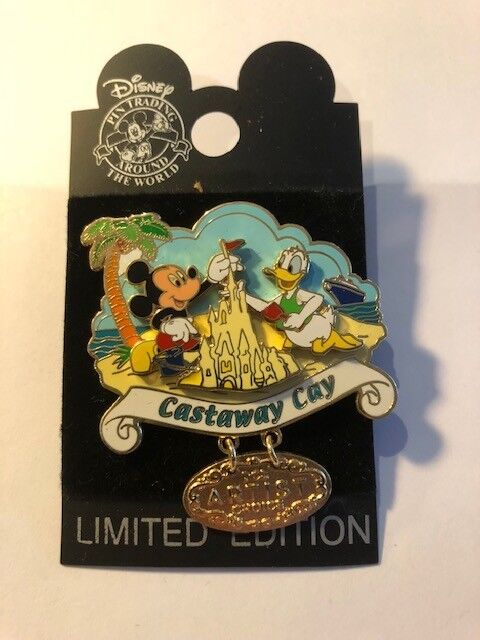 Disney Artist Choice Castaway Cay Mickey & Donald Limited Edition Pin 750