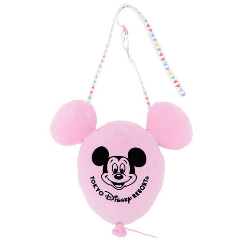 Tokyo Disney Resort Mickey Balloon Shoulder Bag Pochette Pouc Pink NEW Fast Ship