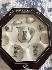 9 Piece Reutter Porzellan ~  Mini MINNIE MOUSE Tea Set, Germany,  picture