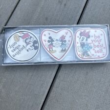 Disney 3-Piece Mickey/Minnie Mouse Mini Trinket Tray Set picture