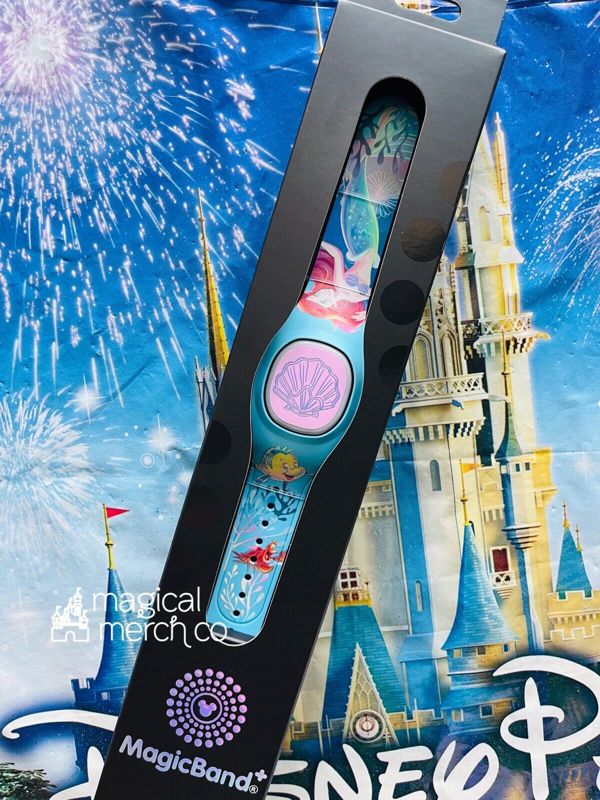 2023 Disney Parks Ariel The Little Mermaid Princess MagicBand+ Plus New Unlinked