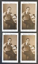 (4)x Walt Disney & Mickey Mouse 1931 Will's Cigarette Reprinted Trading Cards picture