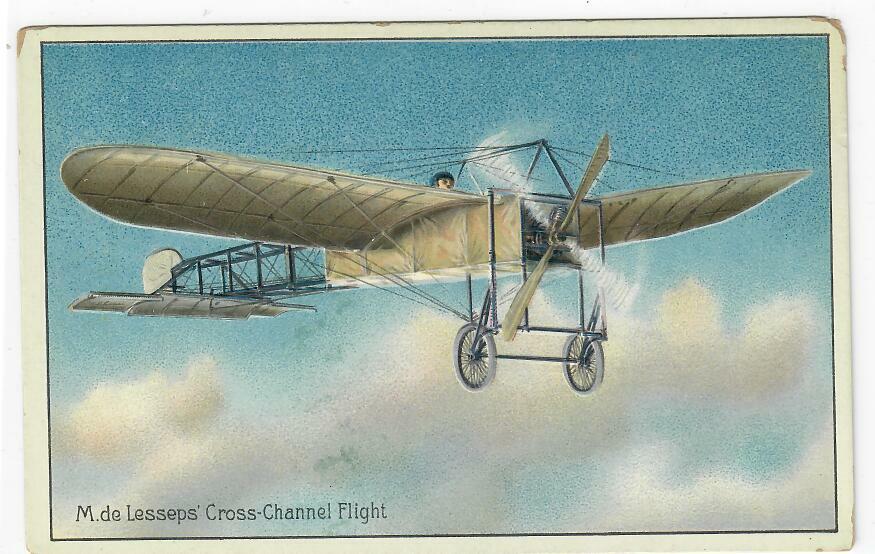 Tuck Aviation Series No. 406 M. de Lesseps' Cross-Channel Flight