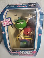 M&M's mm Candy Dispenser Wild Thing Roller Coaster Ride Green Red SEALED w/ Box picture