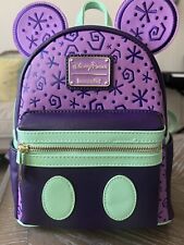 Disney Loungefly Mickey Mouse The Main Attraction Mini Backpack Mad Tea Party picture