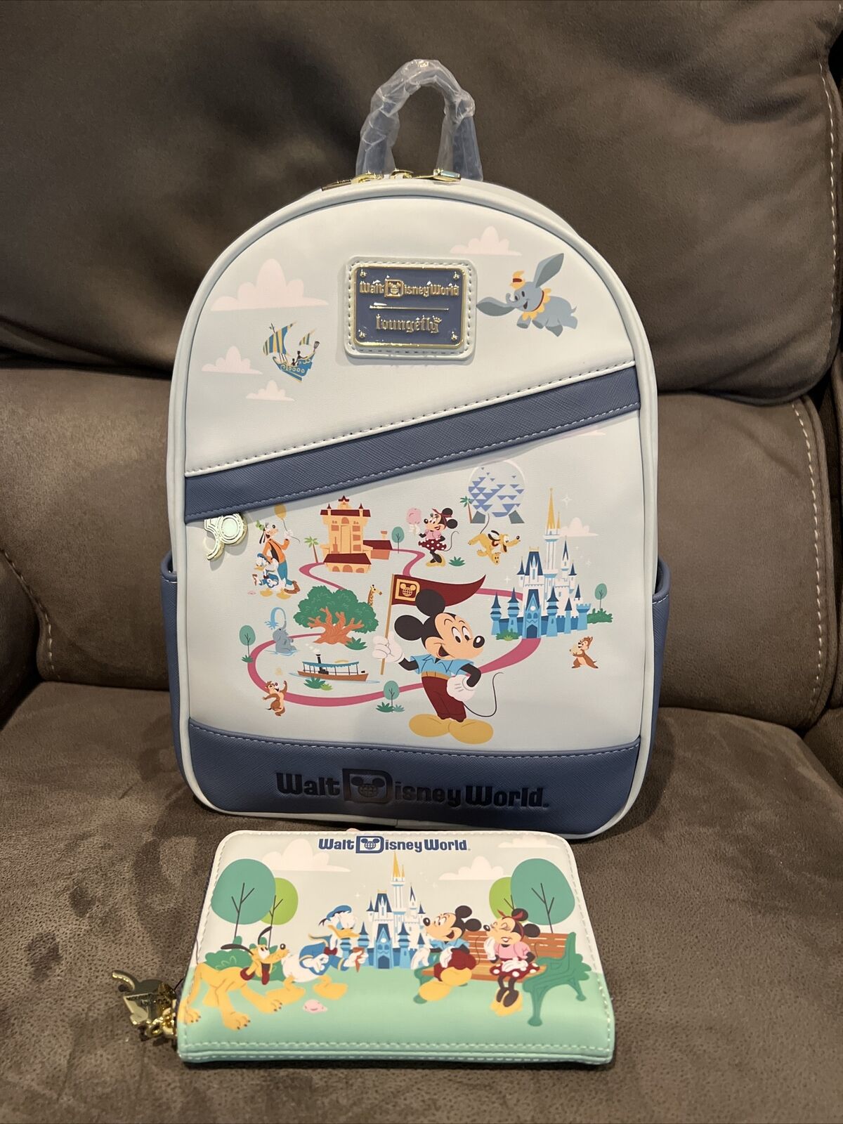 Loungefly Disney Walt Disney World 50th Anniversary Mickey Mouse Mini Backpack
