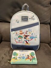 Loungefly Disney Walt Disney World 50th Anniversary Mickey Mouse Mini Backpack picture