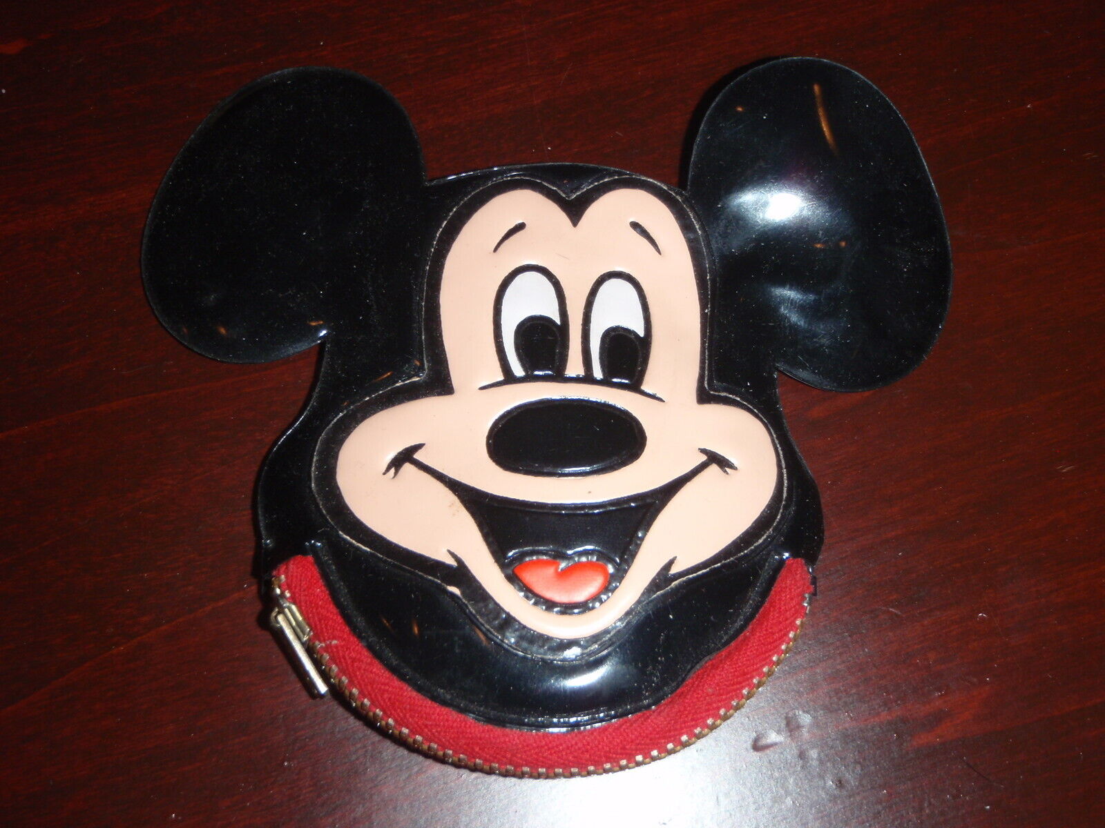 VINTAGE DISNEY MICKEY MOUSE COIN CASE SQUEAKY NOSE WALT DISNEY PRODUCTIONS