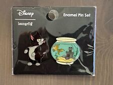 Loungefly Disney Pinocchio Figaro and Cleo Enamel 2 Pin Set picture