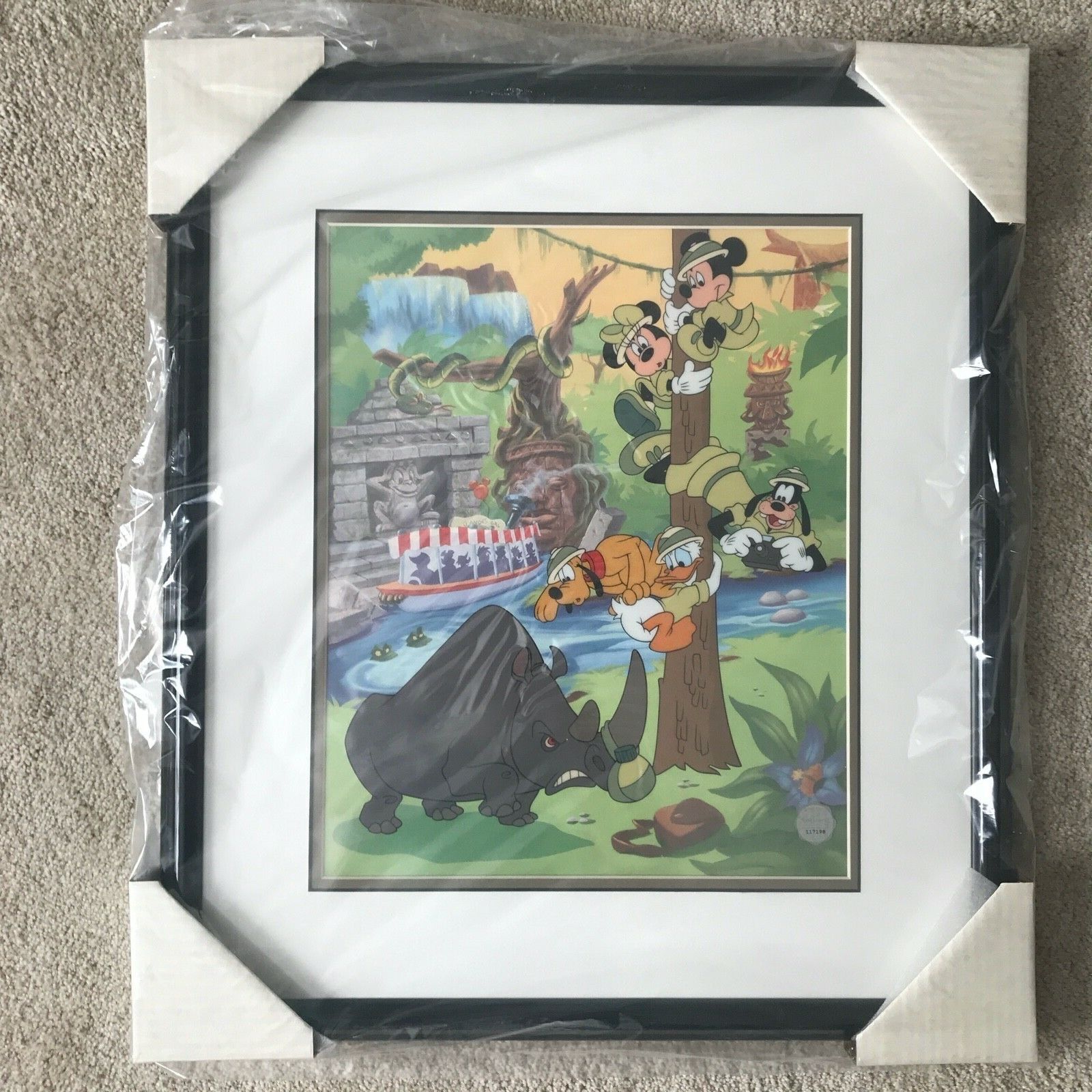 Framed Disney print 19.5\