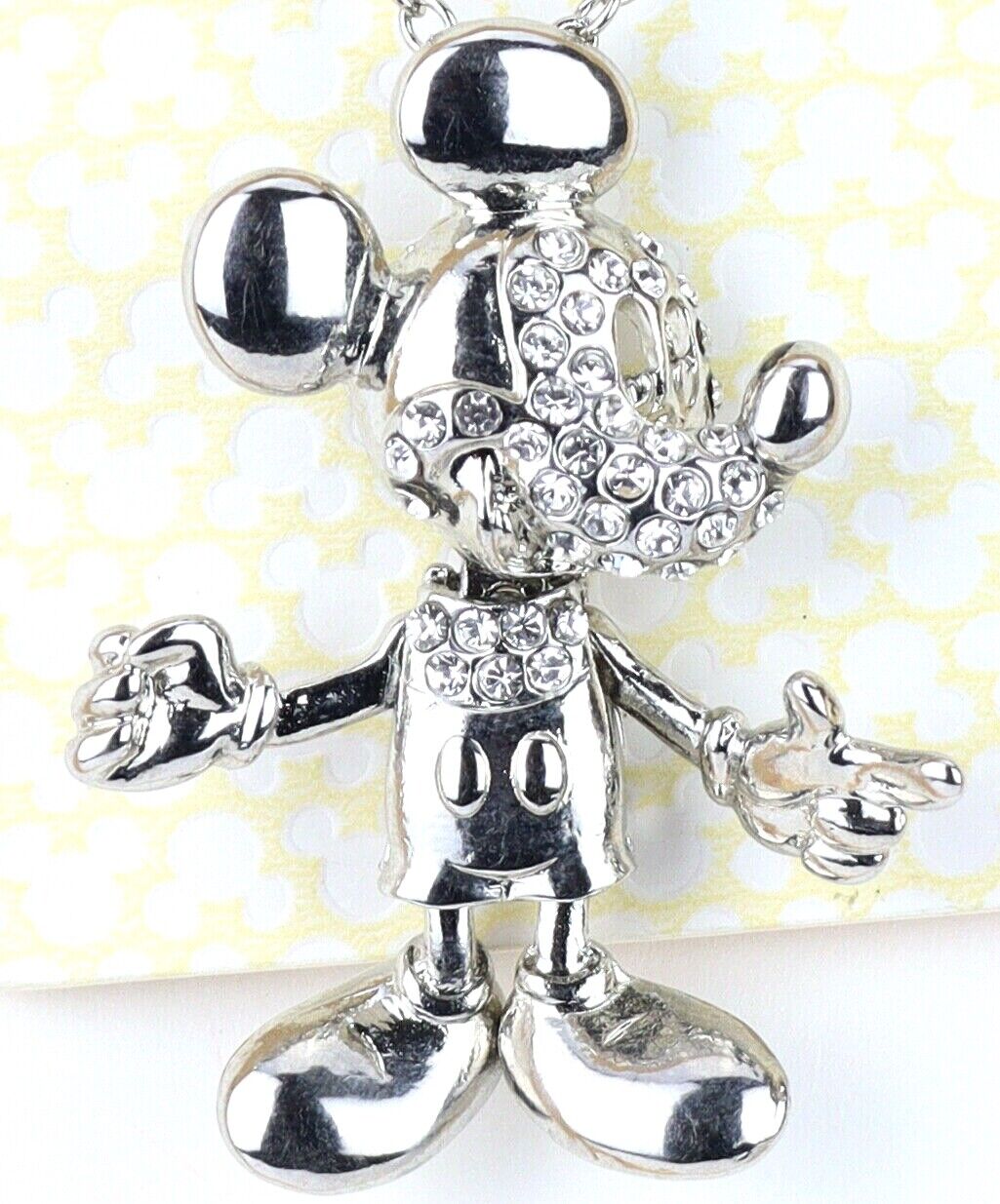 Disney Parks ~ Mickey Mouse Move Necklace - Silver