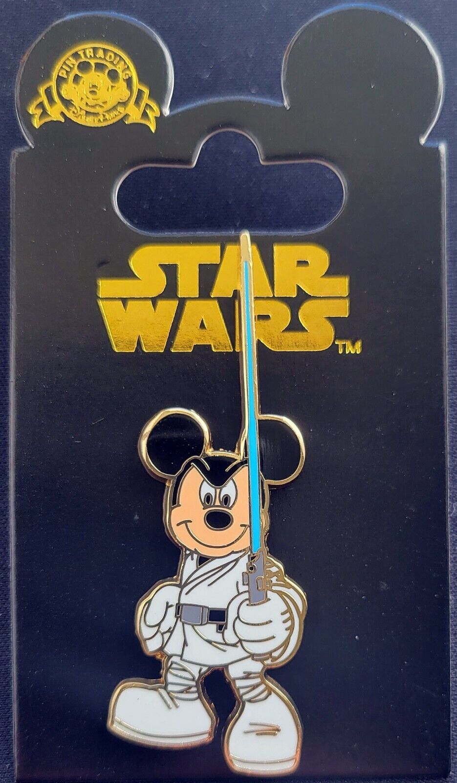 Disney Pin Mickey Mouse Star Wars Jedi