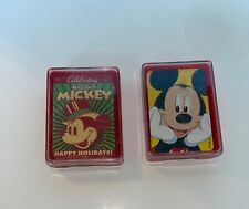 Mickey Mouse Mini Playing Cards 2 Sets picture