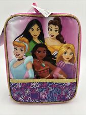 Disney 5 Princess Zipper Lunch Box Purple picture