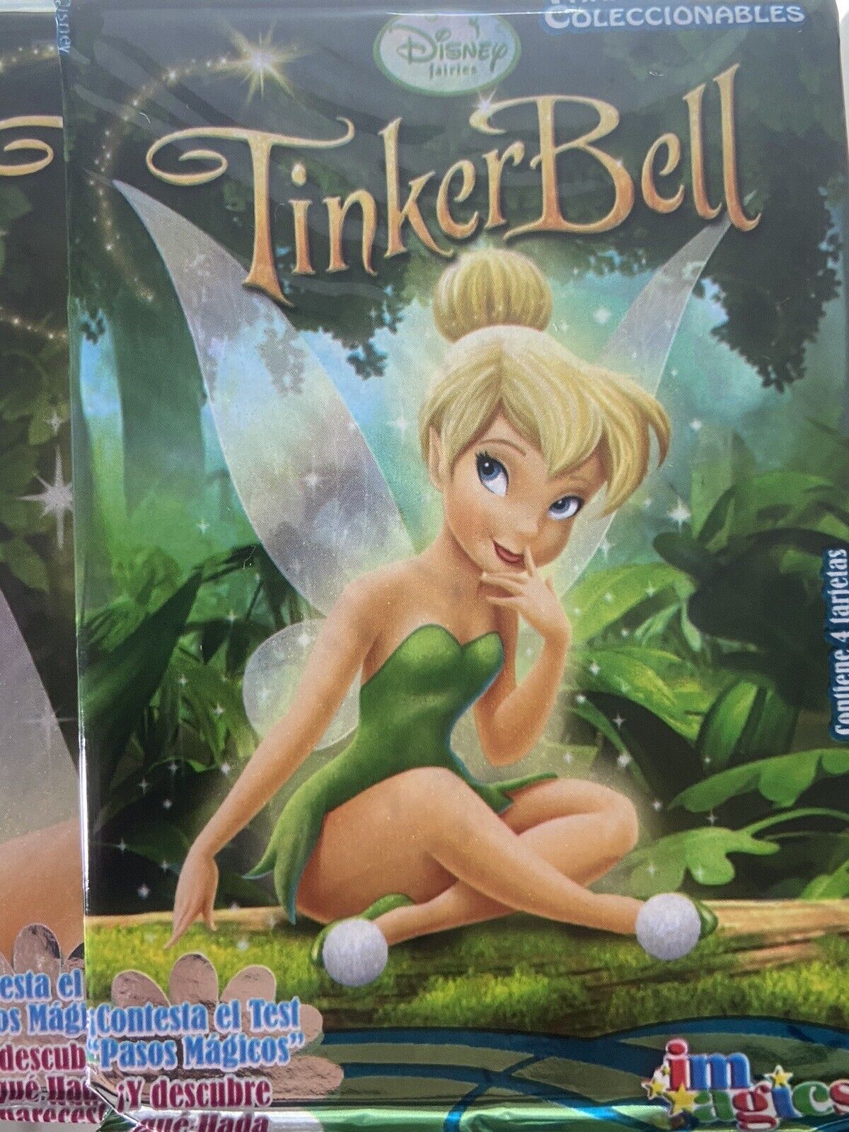 x25 Tinker Bell Card Packs Disney Fairies Disney Princess (100 Cards)