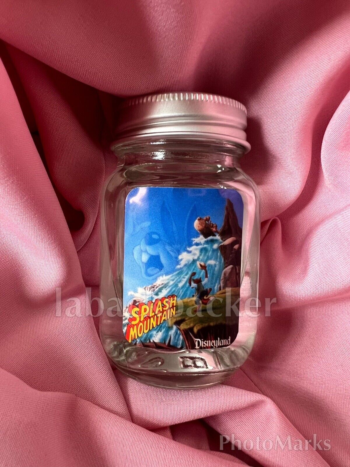 Disneyland SPLASH MOUNTAIN Mini Mason Jar Water 💦 LAST DAY 5/30/23 FREE STICKER