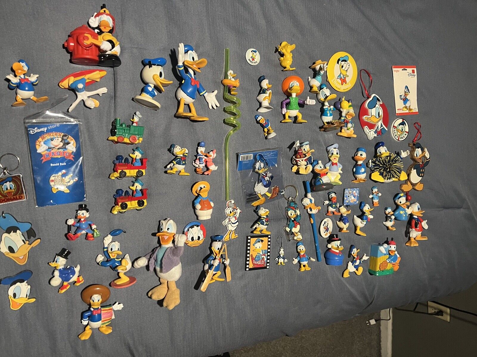 Vintage Disney Donald Duck Toy Lot of 60 