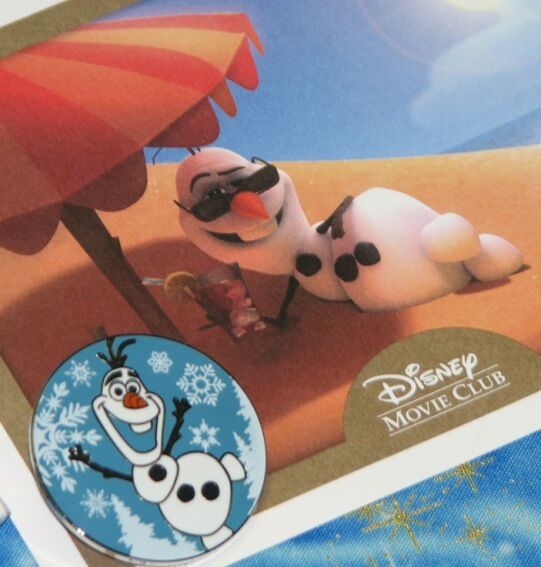New Disney Movie Club Frozen Olaf Pin COA Special Limited Release USA Seller