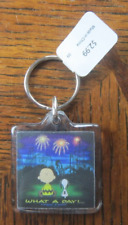 New Vintage CEDAR POINT 'WHAT A DAY' KEYCHAIN Amusement park roller coaster picture