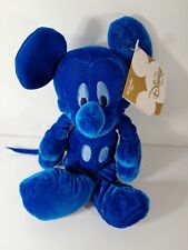 Disney Store Cobalt Blue Mickey Mouse Mini Bean Bag Plush NWT 8