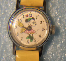 Vintage Mini Mouse Walt Disney Hand Wind Mechanical Watch Womens picture