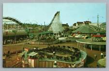 Roller Coaster Paragon Park Nantasket Beach, Hull, MA postcard picture