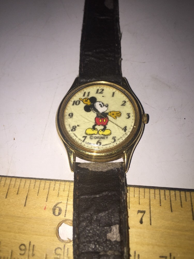 Vintage Lorus Mickey Mouse Watch V515-6000 A1 New Battery 