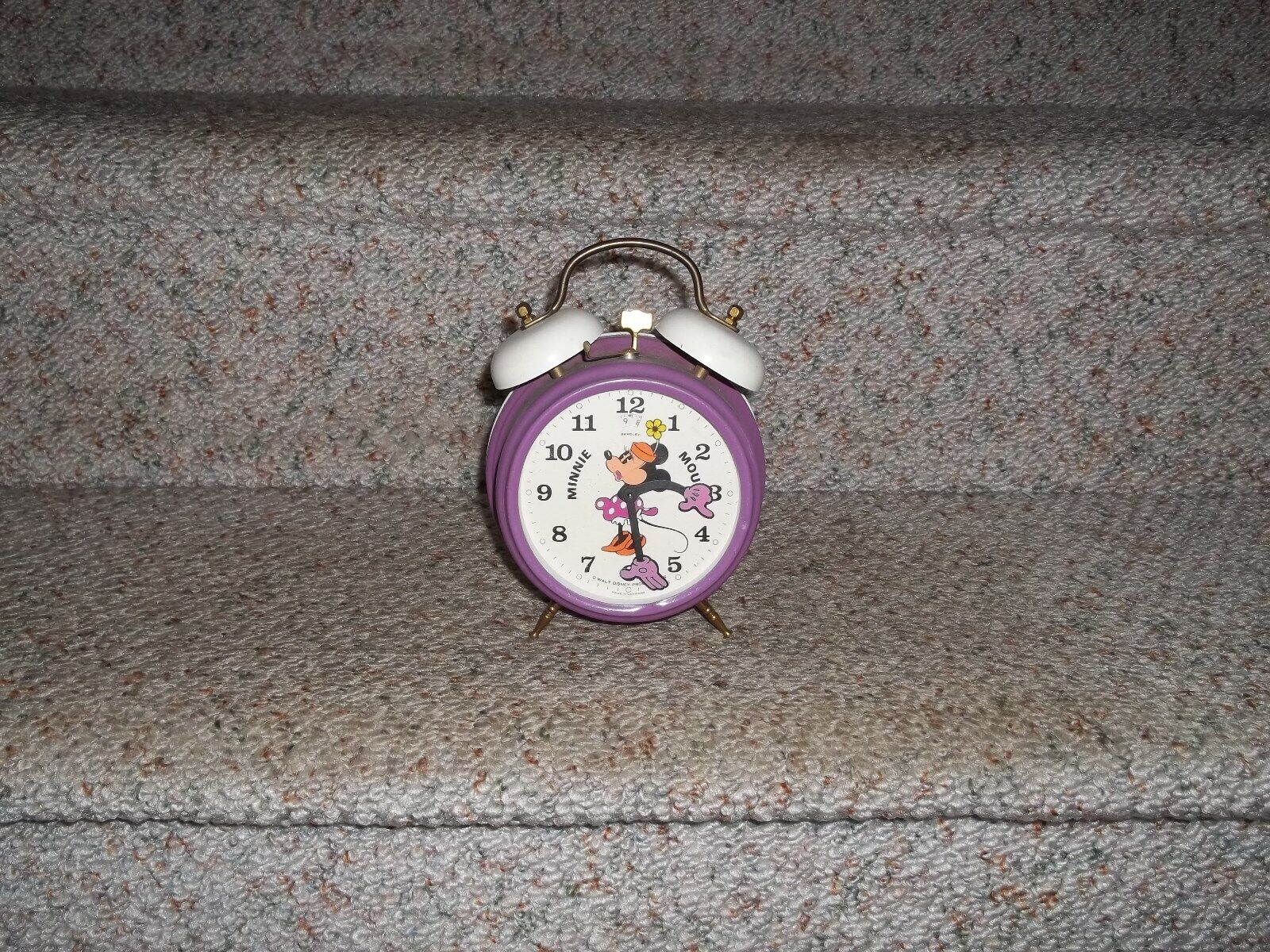 Disney Minnie Mouse alarm clock Made in Germany Bradley WORKS