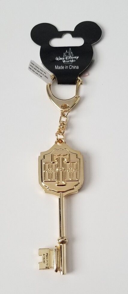 NWT Disney Parks Hollywood Tower Hotel Tower of Terror Skeleton Keychain 