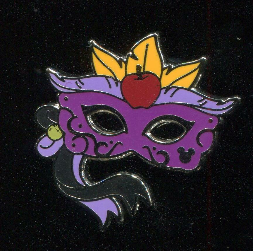 WDW 2020 Hidden Mickey Masquerade Masks Evil Queen Carnevale Disney Pin