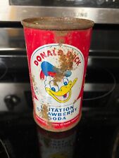 Donald Duck Imitation Strawberry flat top soda can picture