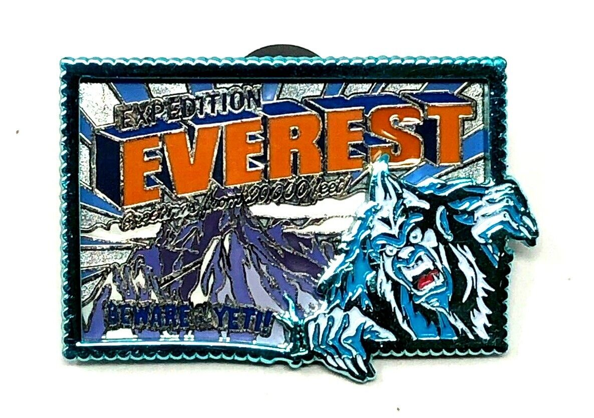 Disney WDW Expedition Everest Beware of the Yeti Trading Pin