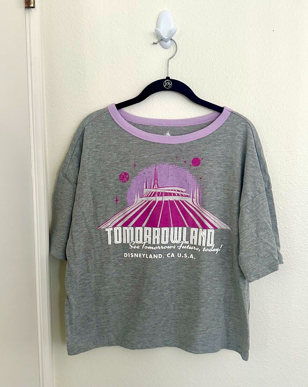Disneyland Disney Parks Space Mountain Ringer T-Shirt Tomorrowland Medium