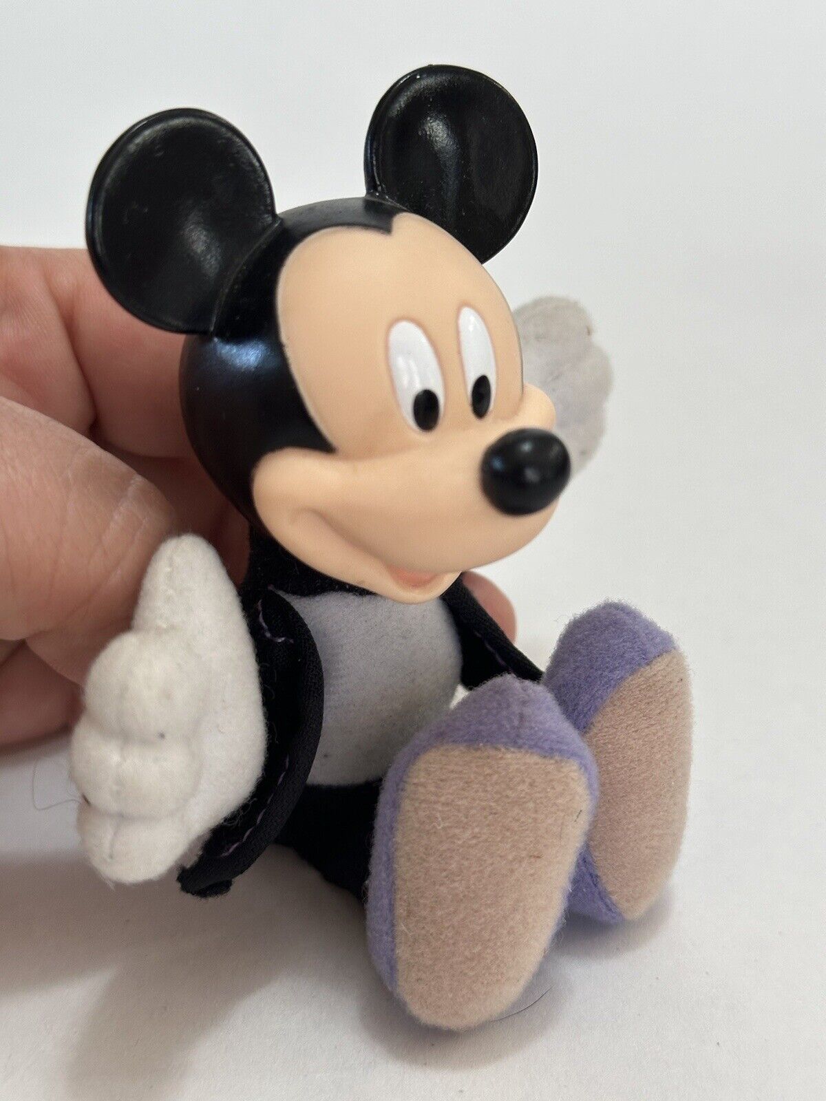 Mini Plush Disney Mickey Mouse In Black Jacket