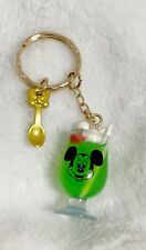 Tokyo Disneyland Mickey Mouse Float Drink and Spoon Mini Charm Keychain picture