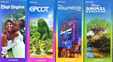 NEW 2024 Walt Disney World Theme Park Guide Maps 4 Current Maps Newest Available picture