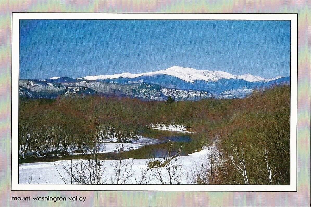 Postcard New Hampshire Mt Washington Valley White Mountains MINT