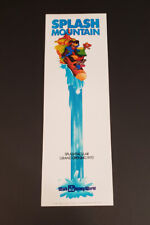 Walt Disney World Splash Mountain Grand Opening Commemorative Poster Print picture