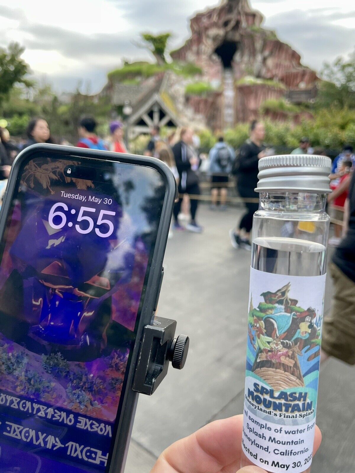 Disneyland’s Splash Mountain Water Sample Collected on May 30, 2023 Final Ride