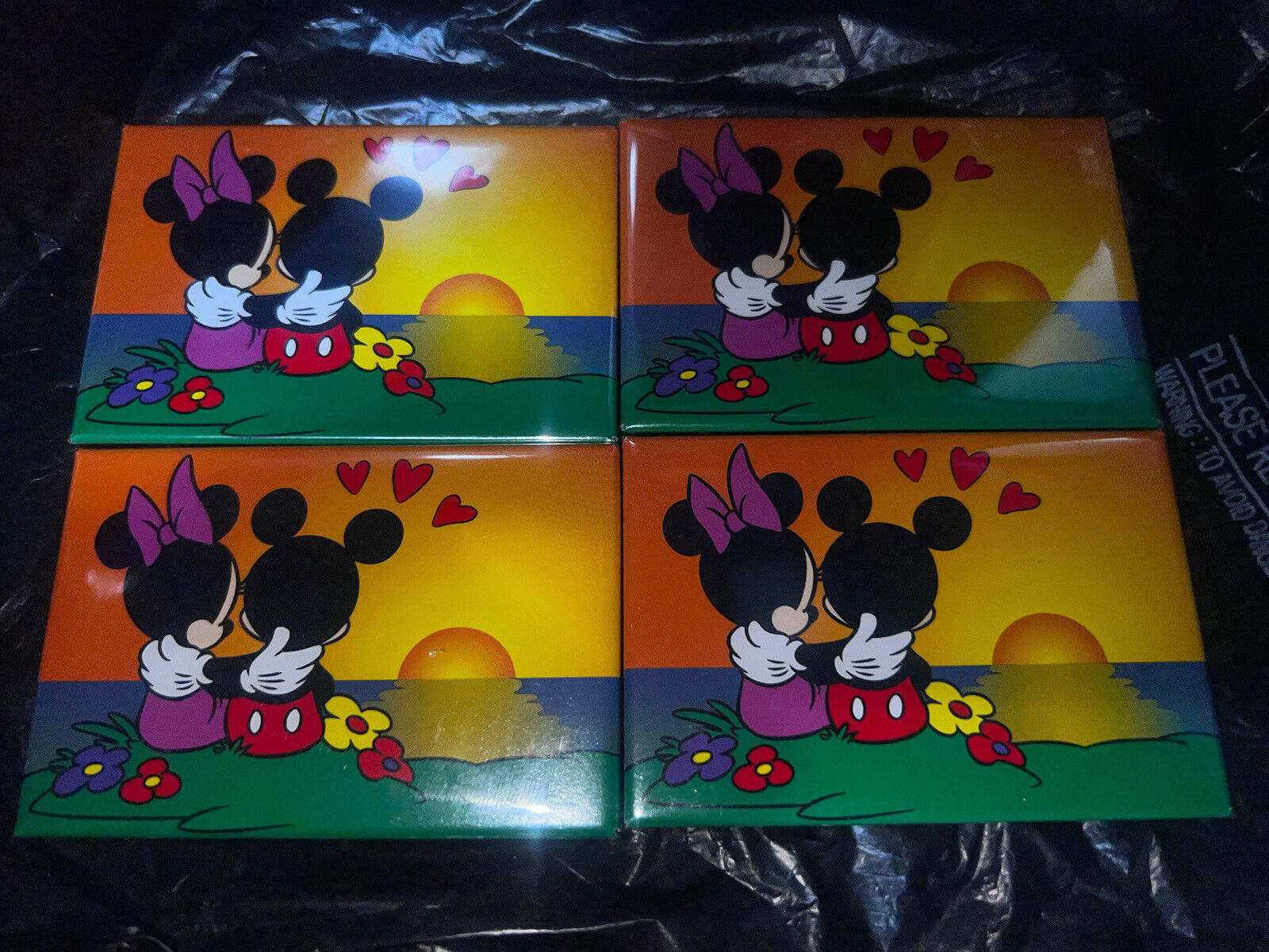 Disney Mickey Mouse mini fridge magnets brand New rare
