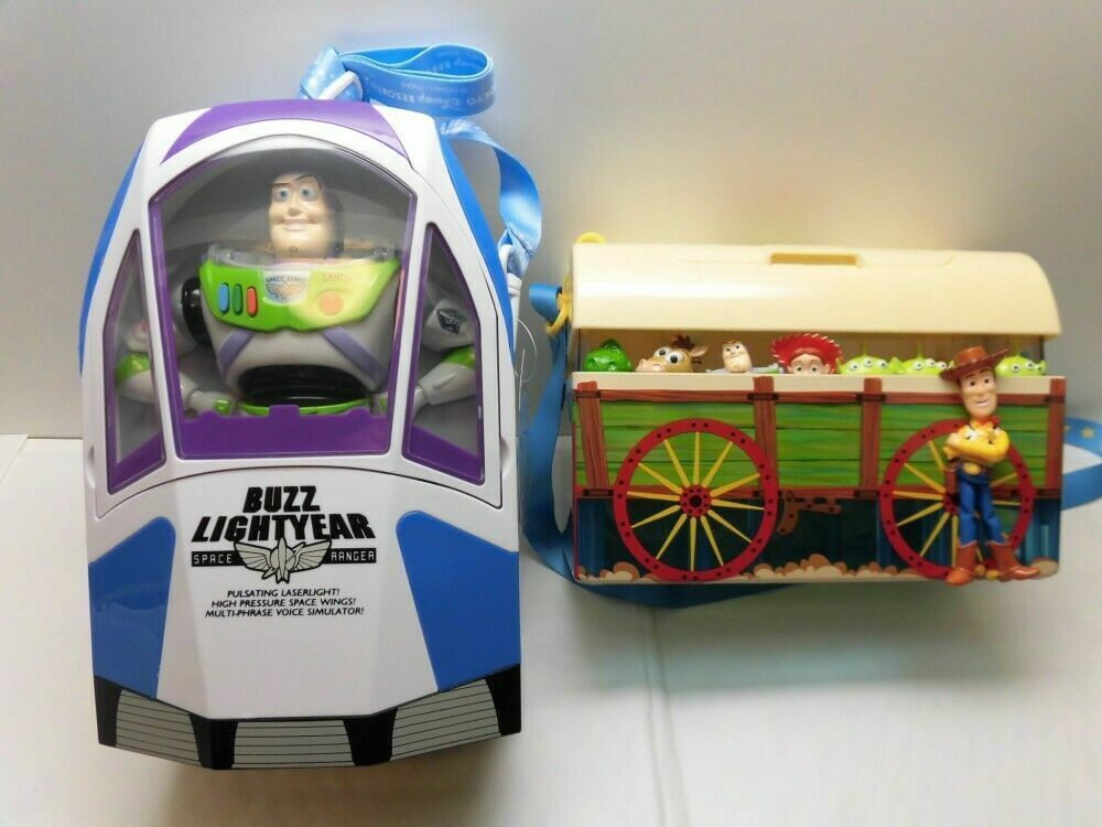 Tokyo Disney Toy Story Popcorn & Buzz Lightyear Popcorn Bucket Special set japan